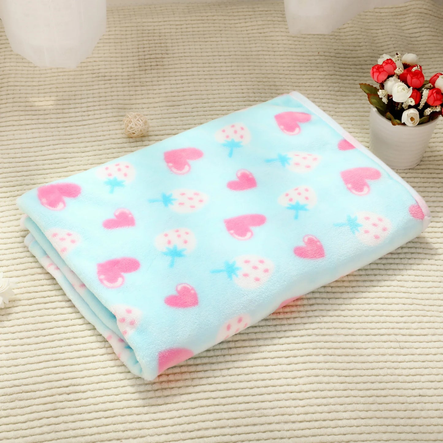 Soft and Fluffy High Quality Pet Blanket Cute Star Print