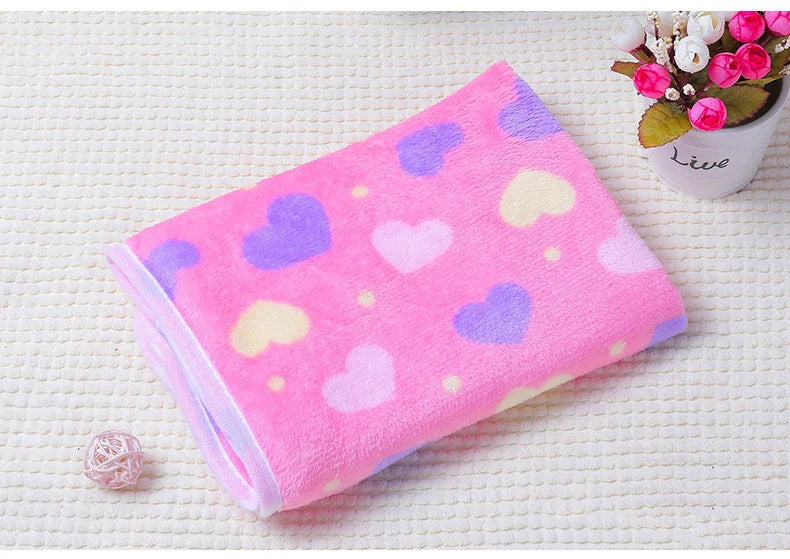 Soft and Fluffy High Quality Pet Blanket Cute Star Print