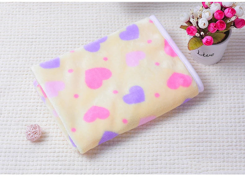 Soft and Fluffy High Quality Pet Blanket Cute Star Print