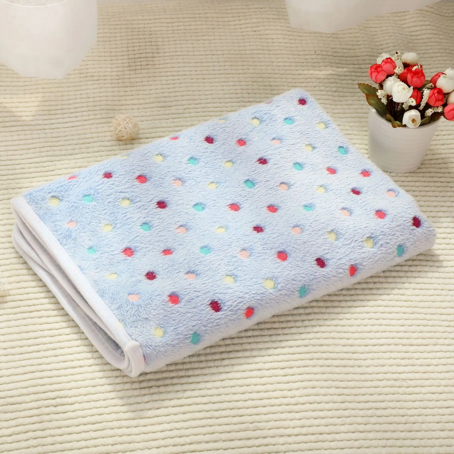 Soft and Fluffy High Quality Pet Blanket Cute Star Print