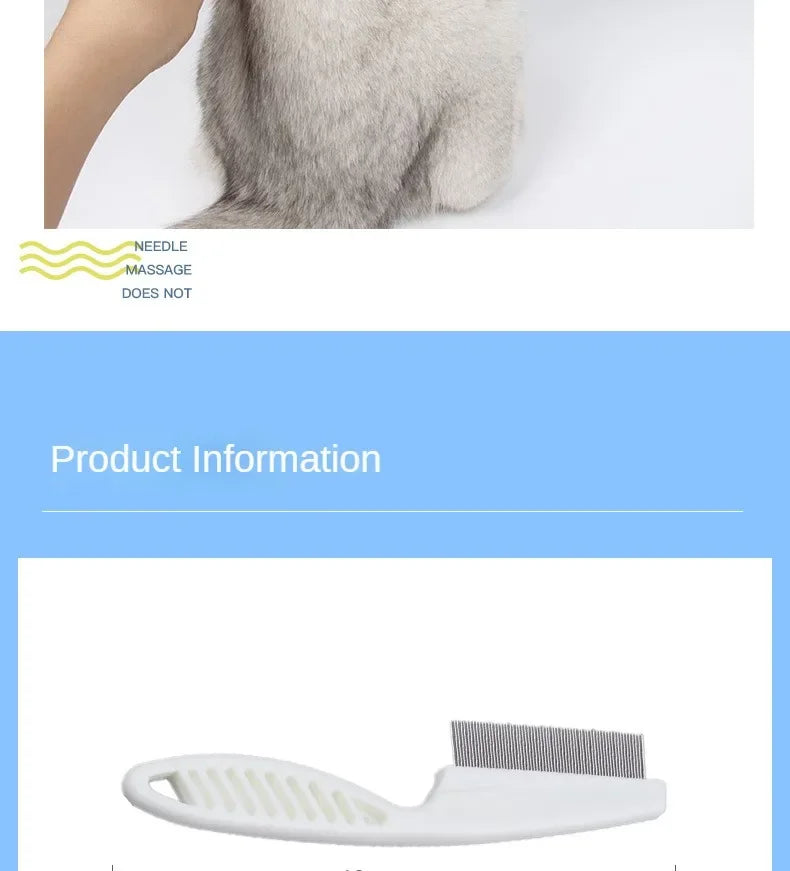 Cat white comb