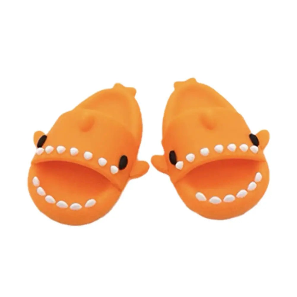 1pair Mini Shark Slipper For Small Pet