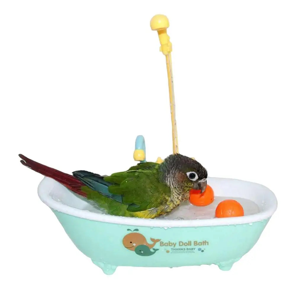 Parrot Automatic Bathtub Bird Shower Bathing Tub