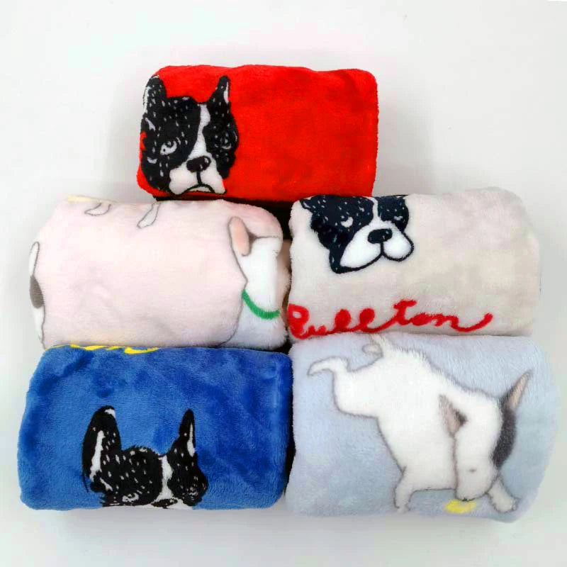 Soft Flannel Dog Bed Blanket