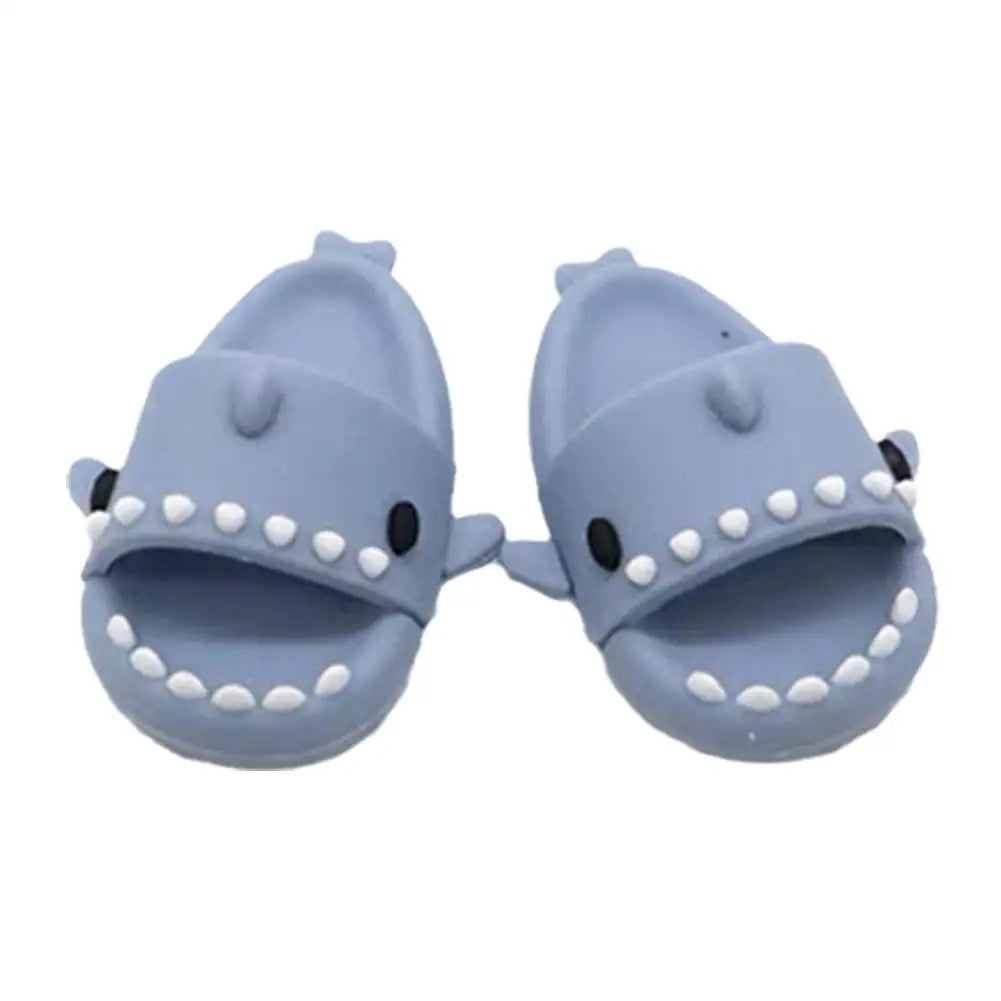 1pair Mini Shark Slipper For Small Pet